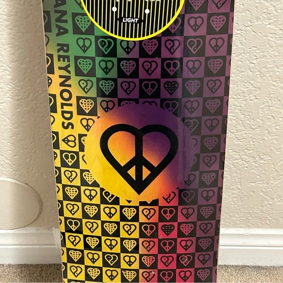 The Heart Supply Heimana Reynolds Trinity Tie Dye Impact LT Skateboard Deck 8.5”